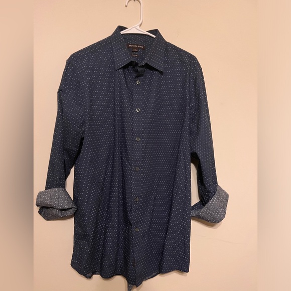 Michael Kors blue button down - Picture 1 of 3